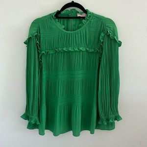 Ted Baker Green Long Sleeve Top